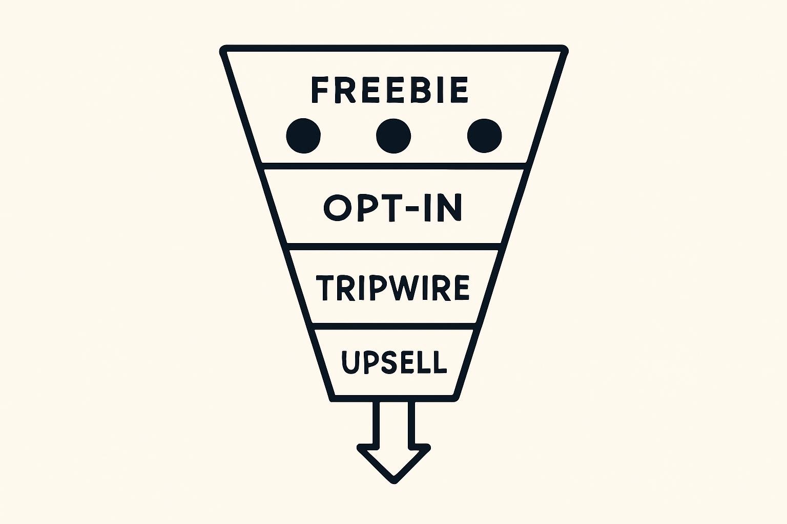 Schaubild einer Digistore24 Vendor Kampagne mit Freebie-Upsell-Funnel